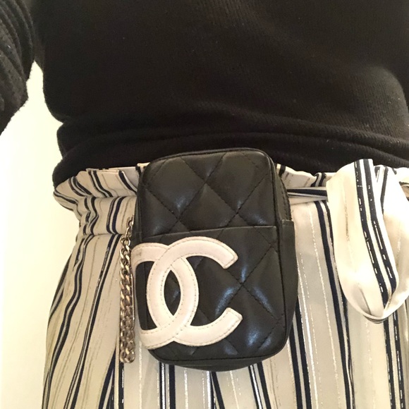 💯% Authentic Chanel Ligne Cambon  Belt Bag/Pouch - Picture 8 of 8